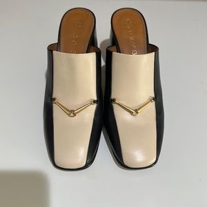 Tory Burch 2 tone mules